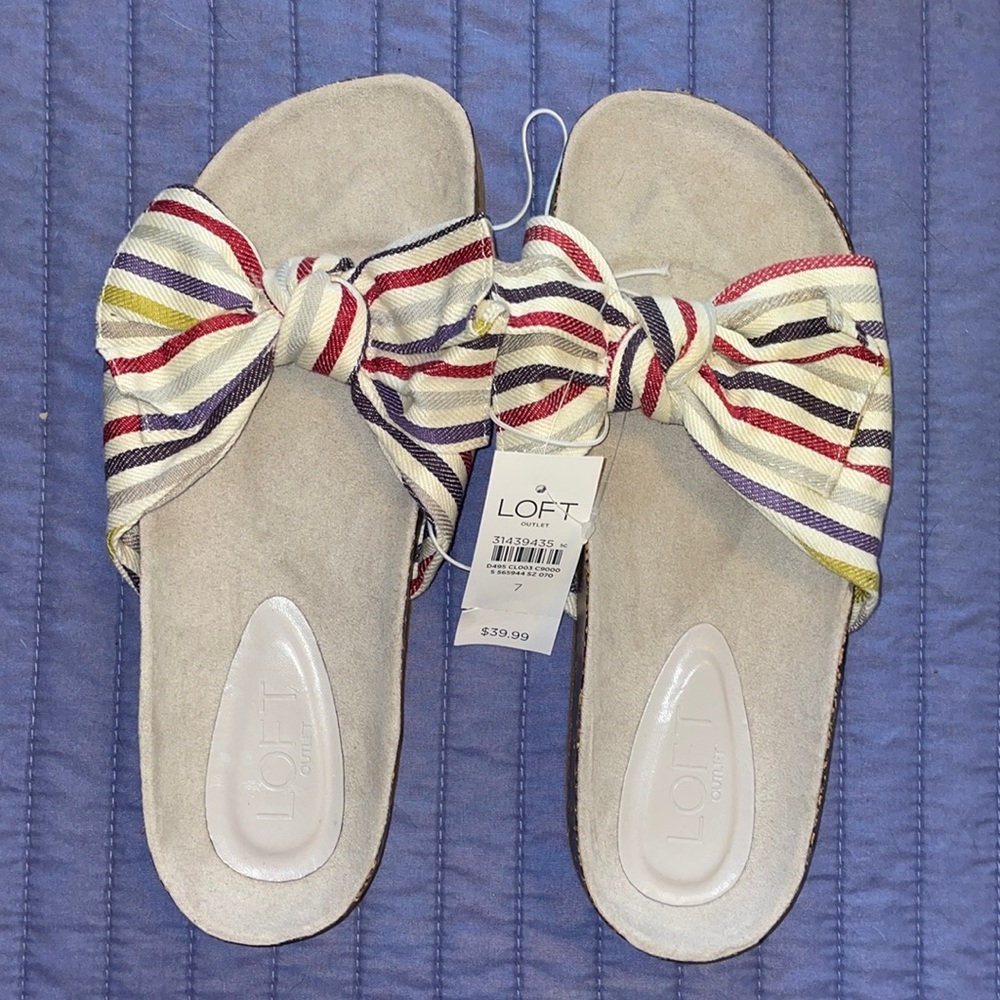 Ann Taylor Loft Sandals size 7 NWT